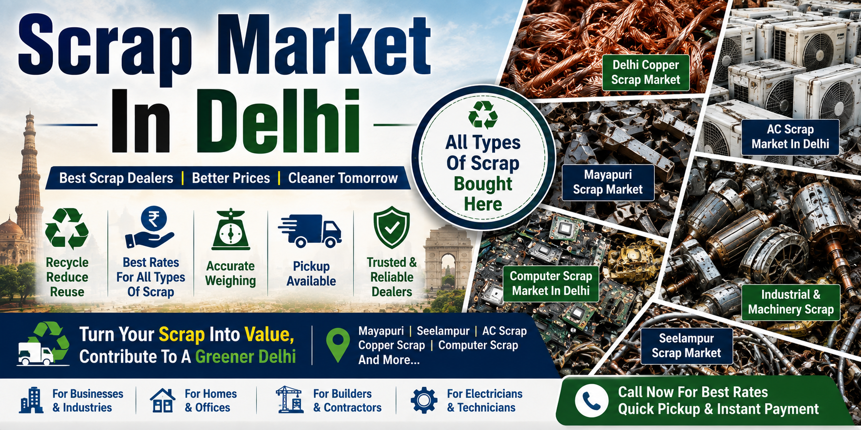 Scrap Market in Delhi